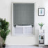 2 Pack Temporary Blinds for Window, Self Adhesive Pleated Blinds Cordless No Drill Fabric Blinds Room Darkening Shades Blackout Shades for Bathroo...