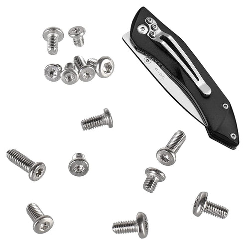100pcs Pocket blade knife handle screws,Knife Pocket Clip Screw,Tactical Survival Knife Screw,EDC folding knives hilt fasteners,shaft pivot pin ri...