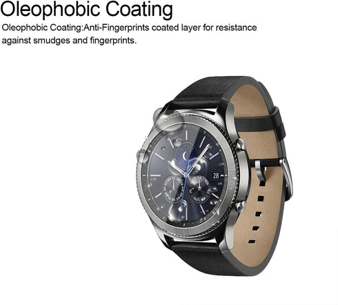 Supershieldz (3 Pack) Designed for Huawei Watch 2 and Watch 2 Sport Tempered Glass Screen Protector, (Full Screen Coverage), Anti Scratch, Bubble ...