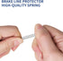 Brake Line Protector for 3/16" Tube - Upgraded Stainless Steel Brake Line Protector 3/16 Inch(2024 New), Premium Galvanized Gravel Guard Spring 16...