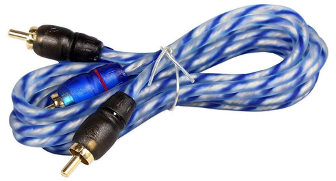 Rockville RTR032 3 Foot 2 Channel RCA Cable, Twisted Pair, 100% Copper Conductors, Split Pin Design, Noise Rejection, for Car Audio and Home Theat...