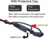 AEISVIK Battery Charging Cables SAE TO SAE 12V-24V Quick Disconnect Extension Cable 2 Pin With Dust Cap DC Connection Cord Plug 12 Feet 16AWG Gaug...