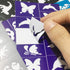 Face Painting Stencils for Kids, 200 Pieces Professional Reusable Body Paint Stencils Temporary Tattoos for Girls Boys Parties Sleepovers Birthday...