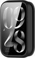 Compatible with Xiaomi Smart Band 8 Pro TPU Protective Case Cover, Smartwatch Protective Case Cover Shell Soft and Durable(Black)...
