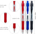 PENS bulk pack of 12 ink pens, Retractable ballpoint pens Medium point 0.5 mm, 6 black pens & 3 Blue pens 3 red pens &combo pack...