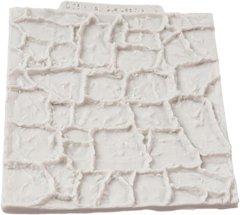 Rock Texture Silicone Lace Mold Brick Wall Texture Fondant Molds Stone Texture Mold for Cake Decoration Cupcake Topper Chocolate Candy Polymer Cla...
