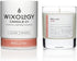 Wixology Cocktail Inspired Peach Bellini Soy Candle - Peach and Champagne Scented Candle in Reusable Rocks Glass - Made in Kentucky - 7 oz...