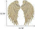 Large Red Mouth Gold Sequin Wing Iron on Patches Appliques Stickers Sew On Embroidered Lip Motif for DIY Clothes Jackets Jeans T-Shirt Pillow Case...