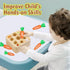 Wooden Toys for 1 2 3 Year Old Baby Boys and Girls, Montessori Toy Carrot Harvest Game Shape & Sorting Matching Puzzle, Educational Developmental ...