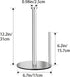 Paper Towel Holder Countertop, OBODING, Stainless Steel Kitchen Paper Towel Holder Stand for Kitchen Organization, Stainless Steel Paper Towel Hol...