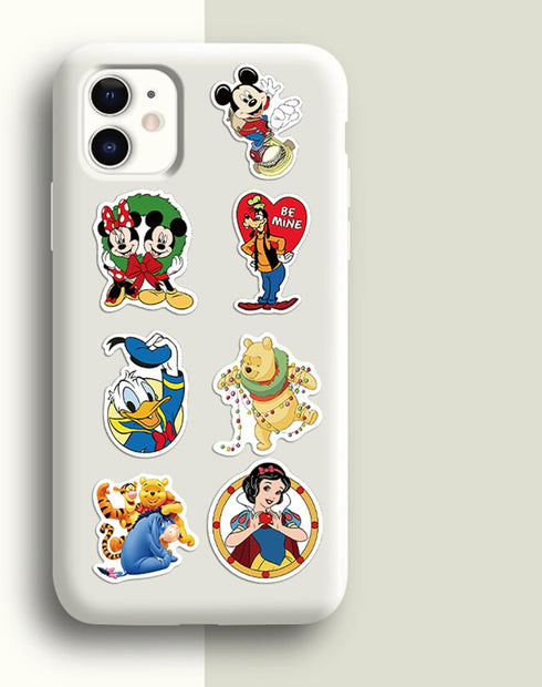 100Pcs Disney Princess Character Themed Waterproof Stickers for Gifts Water Bottles Cup Laptop Phone Guitar Car Motorcycle Bike Skateboard Luggage...