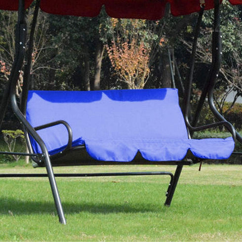 Patio Swing Cushion Cover, Waterproof Dustproof Swing Seat Cover 3-Seat Swing Chair Cover Replacement for Patio/Courtyard/Garden(#3)...