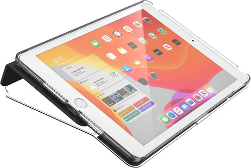 Speck Products BalanceFolio Clear iPad 10.2 Inch Case and Stand, Fits Gen 7 ( 2019)/ 8 (2020)/ 9 (2021), Black/Clear...