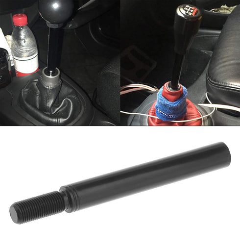 M12x1.25 4Inch Extension Gear Shift Knob Extender for Manual Transmission Gear Shifter Lever...