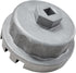 Oil Filter Wrench, 64mm, Heavy Duty, Compatible with Toyota, Camry, Tundra, Lexus, Sienna, RAV4, Highlander, Silver...
