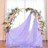 Lavender Wedding Arch Draping Fabric 29" X 20FT Chiffon Fabric Sheer Drapes for Wedding Ceremony Arbor Party Handrail Stairs Swag Fabric Decoratio...