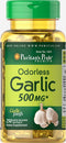 Puritan's Pride Odorless Garlic 500 Mg, 250 Softgels by Puritan's Pride, 250 Count (5493)...