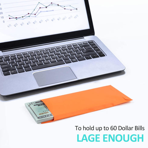 Cash Envelopes -120 Envelopes Money Saving Challenge, 3.2x6.6inch Money Envelopes for Budgeting, Coins, Checks, Gift Cards & Tickets...