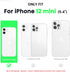 ORNARTO Compatible with iPhone 12 Mini Case, Slim Liquid Silicone 3 Layers Full Covered Soft Gel Rubber with Microfiber Case Cover 5.4 inch-Black...