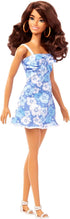 Barbie Loves the Ocean Doll, Brunette with Blue Sundress and Accessories, Doll and Clothes Made from Recycled Plastics...