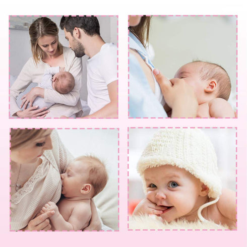 2 Pack Nipple Shields for Nursing Newborn 20mm, Nippleshield for Breastfeeding Nursing Mothers with Inverted & Sore Nipple with Carrying Case...