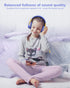 Kids Headphones Wired with Microphone for ipad Computer Laptop for Boys Girls Volume Limit Foldable Over Ear Headset for School 3.5mm Jack......
