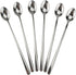 Long Handle Spoon, 9-inch Ice Tea Spoon, DEALIGHT Premium 18/10 Stainless Steel Iced Teaspoon for Mixing, Cocktail Stirring, Tea, Coffee, Milkshak...