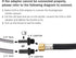 Houtingmann Kitchen Side Sprayer with Hose and Holder - Sprayer with 17 Adapters, Brushed Nickel...