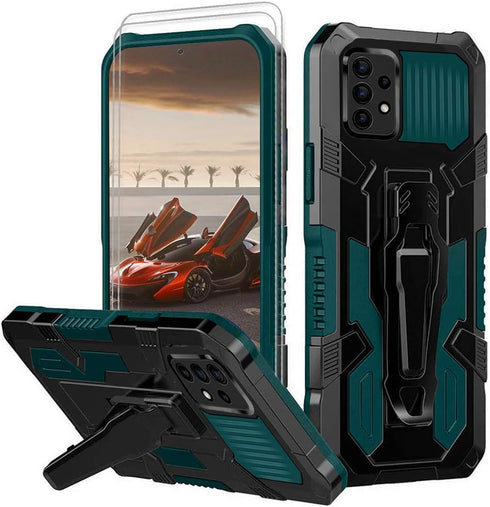 Compatible with Samsung A52 Case Military Grade Heavy Duty Protection Phone Case for Samsung A52 Anti Drop 15ft. Drop Tested Cover with Kickstand ...