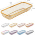 Kitchen Drawer Organizer, BuyGo Stainless Steel Storage Container Gold Metal Cabinet Storage Basket for Holding Silverware Kitchen Utensil, Pack o...