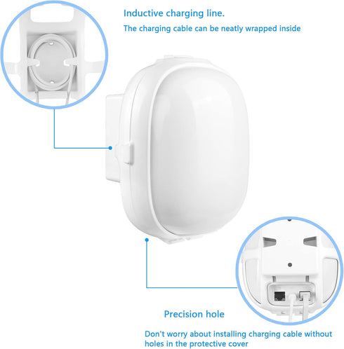 XLTTYWL Google Nest Wifi 6e Router Wall Mount Brackets Holder Stability ABS Protective Case Router Protection for Google Nest WiFi Pro Wifi Mesh N...