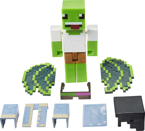 Mattel Minecraft Creator Series Party Shades Figure, Collectible Building Toy, 3.25-inch Action Figure with Accessories, Gift for Ages 6 Years & O...