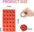 Circle Silicone Mold Chocolate Mini 24-Cavity Semi Sphere Silicone Molds Non-Stick, Half Sphere Silicone Baking molds for Candy and chocolate, BPA...