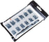 4200 Pieces Flat Back Rhinestones for Craft, Round Crystal Gems Stickers for Clothes, 1.5 mm - 4.8 mm, 6 Sizes (Black)...