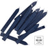 TELOSMA Navy Blue Sealing Wax Candle - Sealing Wax with Wick, Homemade Wax Seals for Wedding or Event Party Invitation,Thanks Giving Card, Christm...