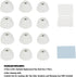 Earbud Replacement Tips Silicone Ear Buds Tips 6 Pairs Ear Bud Replacement Tips Compatible with Samsung Galaxy Buds 2 / Galaxy Buds Plus,Fit in Th...