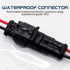 2 Pin Connector Waterproof Connector,Male and Female Way 16 AWG Wire Suitable for car Truck, Boat and Other Wire Connection (5 kit)...