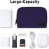 Electronic Organizer Travel USB Cable Accessories Bag/Case, Waterproof for Power Bank, Charging Cords, Chargers, Mouse, Earphones Flash Drive - Le...