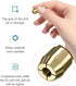 Collet Set for Dremel, 10Pcs Replacement 4485 Brass Quick Change Rotary Drill Nut Tool Set (1/8" x 2, 3/32" x 2, 1/16" x 2, 1/32" x 2?...