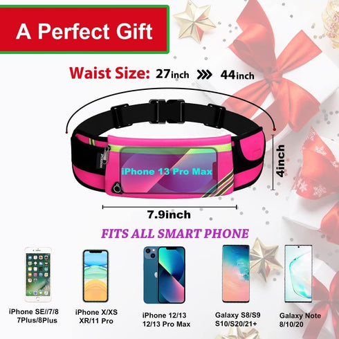 Gifts Presents for Women Fanny Pack Running Belt,Belt Bag,Water Resistant Wasit Pack Bag for Hiking Fitness,Phone Carrier,Running Gear....