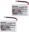 Batmax 2X CS-50 CS-55 65358-01 Battery for Plantronics C052, CS60, CS55, CS351, CS361, CS510, CS520, W710, W720 64327-01 64399-01 65358-01 PL-6439...
