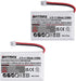 Batmax 2X CS-50 CS-55 65358-01 Battery for Plantronics C052, CS60, CS55, CS351, CS361, CS510, CS520, W710, W720 64327-01 64399-01 65358-01 PL-6439...