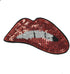 7 Pcs Purple Blue Embroidered Patches Lip/Lipstick Iron On Patch Sewing On Sequins DIY Clothes Applique Garment Motif Woman Girl Brand Patch (Purp...