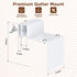 Gutter Mount Bracket Compatible with Eufy Security SoloCam S340, Solar Security Camera, Rust-Proof Bracket with Extended Arms Design, Protect Cam ...