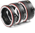 D&F AF Auto Focus Macro Extension Tube Set EOS EF/EF-S Lens Close-ups for Canon EOS EF Lens Such as Canon 7D,500D,600D,700D,5D, Rebel T2i, T3i, T5...