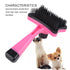 GLOGLOW Pet Grooming Brush, Self Cleaning Slicker Brush Short and Long Hair Shedding Brush for Dogs Cats Gently Removes Loose Undercoat(Rose Red) ...