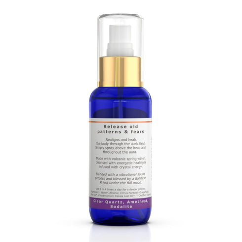 Let Go Aura Crystal Spray, Cinnamon Essential Oil Aromatherapy Spray, Room Freshener with Organic Cinnamon Aroma – Relaxing Home Fragrance for Bed...