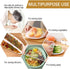 200PCS Plastic Bowl Covers Reusable, Elastic Food Storage Cover Stretch Plastic Wrap for Food, Bowl Covers for Bread Proofing, Food Cover for Fami...