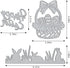 Easter Egg Die Cuts for Card Making,Basket Cutting Dies Easter Embossing Template for Scrapbooking DIY Cards Album Crafts Supplies Decorations...
