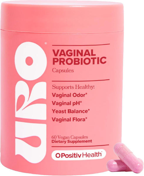 URO Vaginal Probiotics for Women pH Balance with Prebiotics & Lactobacillus Probiotic Blend - Women's Vaginal Health Supplement - Promote Healthy ...